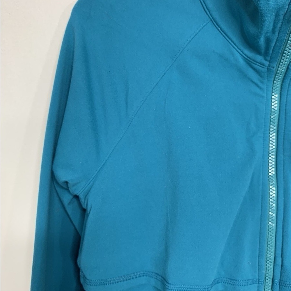 Athleta Teal Zip-Up Jacket - Picture 4 of 9